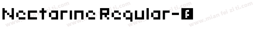 Nectarine Regular字体转换